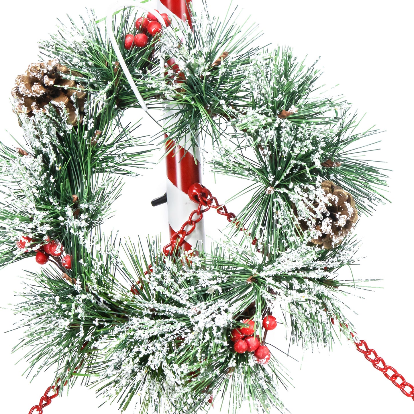 Merry Christmas Outdoor Candy Cane Sign Decoration