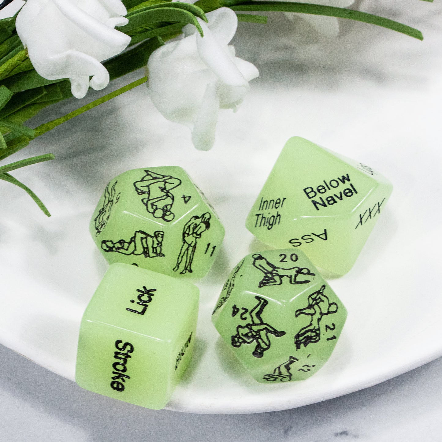 Date Night Dice, Decision Dice Game,4pcs