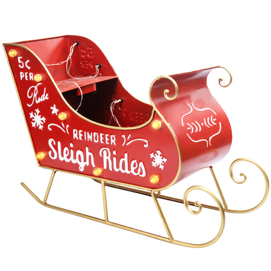 LED Christmas Sleigh Decoration