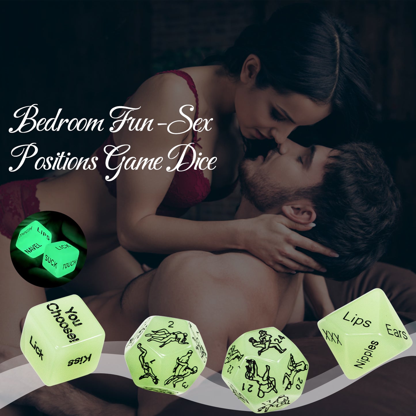 Date Night Dice, Decision Dice Game,4pcs
