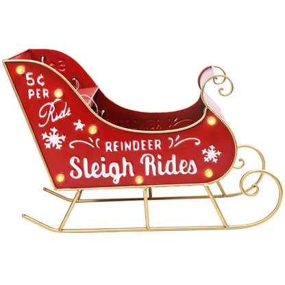 LED Christmas Sleigh Decoration