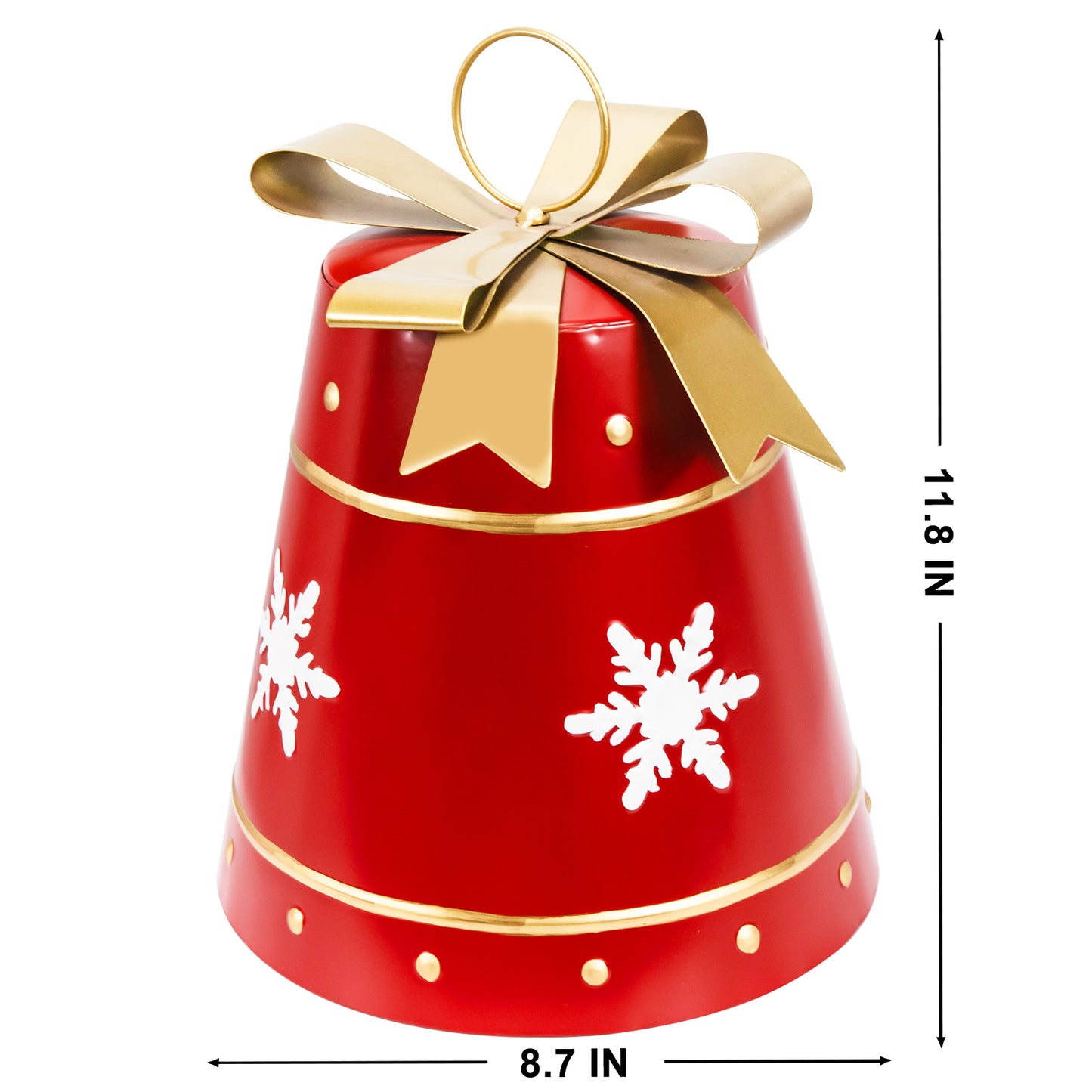Metal Christmas Bell Decoration