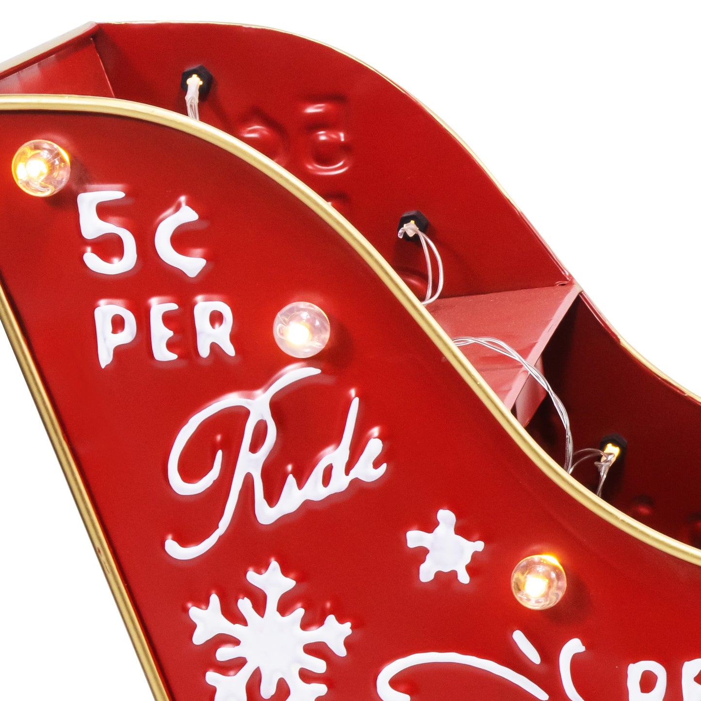 LED Christmas Sleigh Decoration